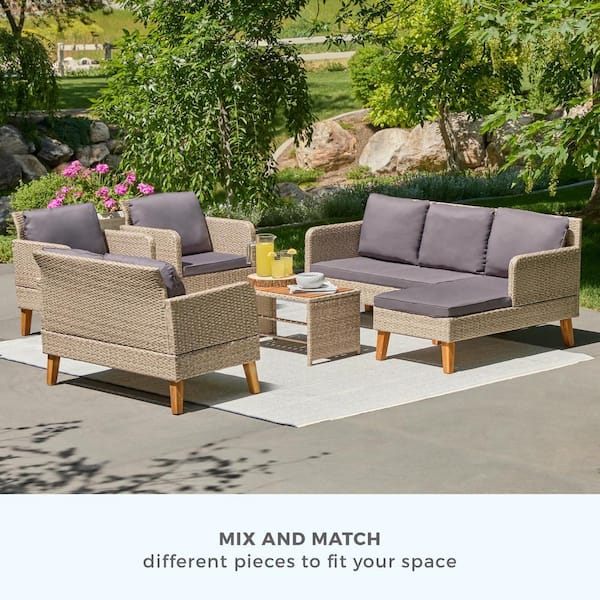 patio loveseat without cushions