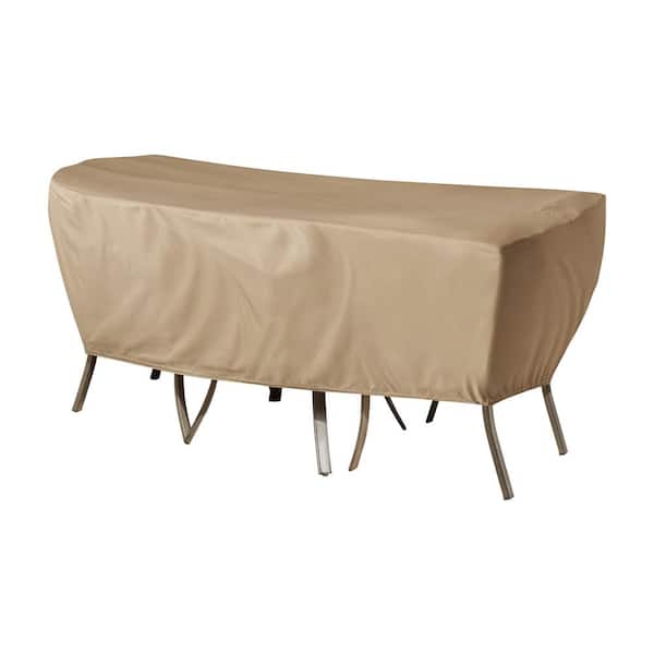 Hanover Protective Vinyl Cover for Rectangular Dining Sets