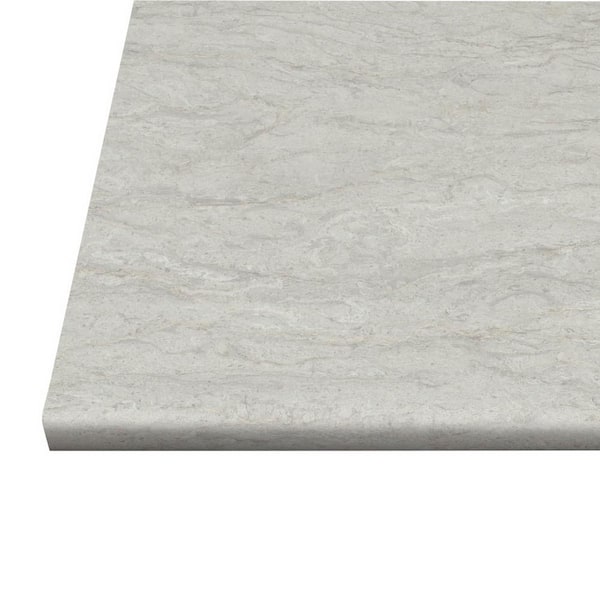 Hampton Bay 10 ft. Straight Laminate Countertop in Textured White