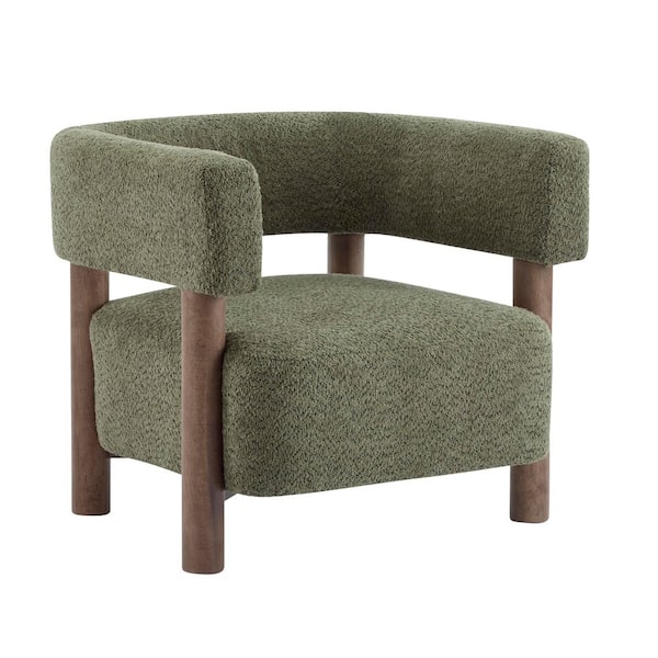 CHRISTOPHER KNIGHT HOME Alcott Olive Green Boucle Fabric