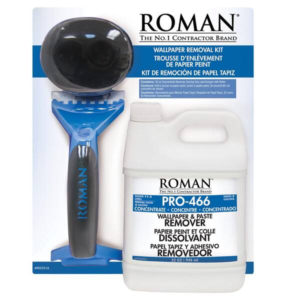 Roman Professional 32 Oz Wallpaper Removal Kit 202221 The Home Depot
