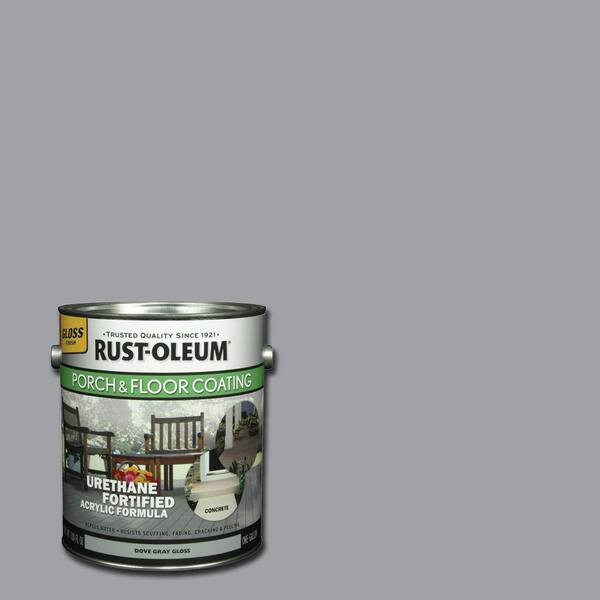 Rust-Oleum Porch and Floor 1- gal. Dove Gray Gloss Exterior Solid Stain (Case of 2)