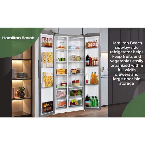 Hamilton Beach 20.6 cu. ft. Side by Side Refrigerator HBF2064