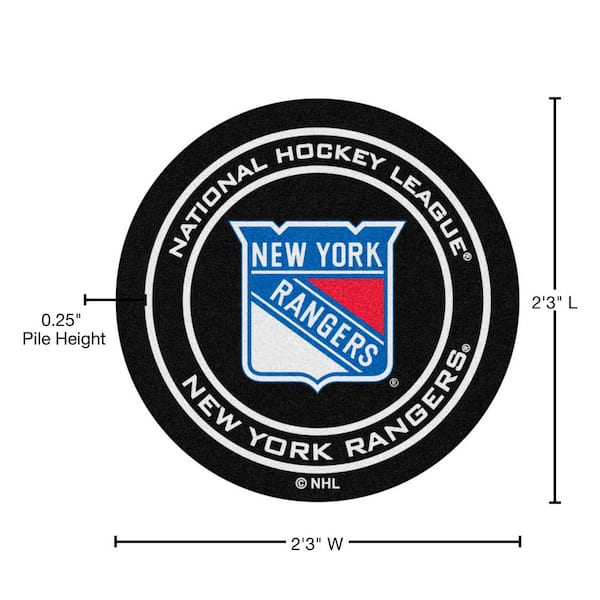 Fanmats NHL Retro Hartford Whalers Hockey Puck Rug - 27in. Diameter