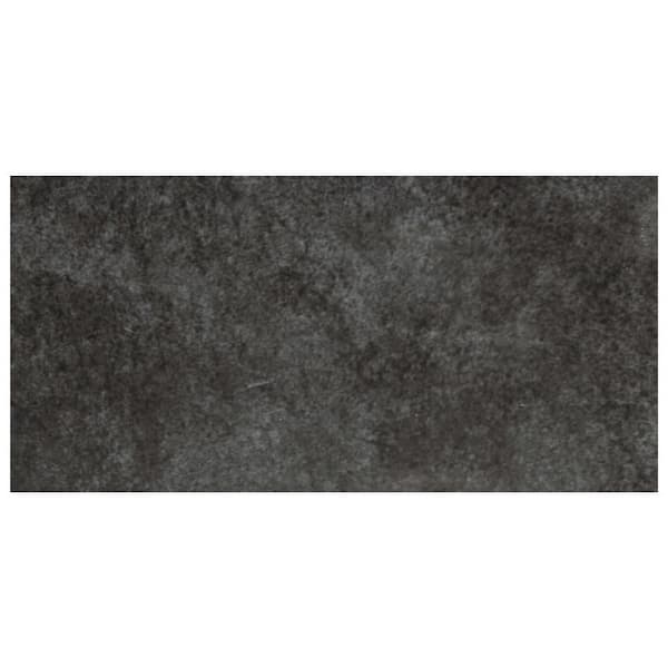 Merola Tile Camden Nero 4 in. x 8 in. Ceramic Wall Take Home Tile Sample
