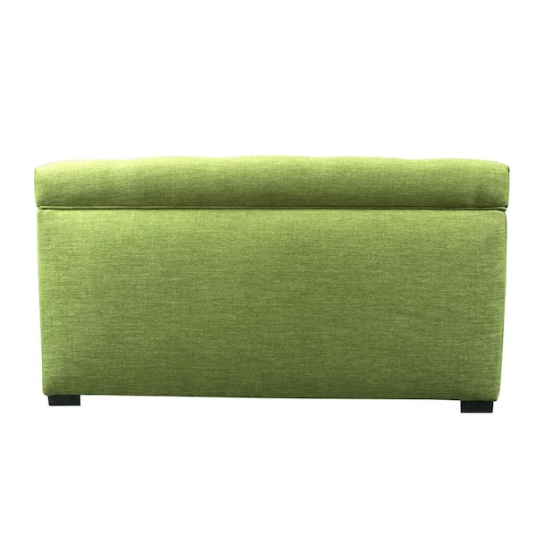 MJL Furniture Designs Angela Klargo Grass Button Tufted Upholstered Storage Trunk