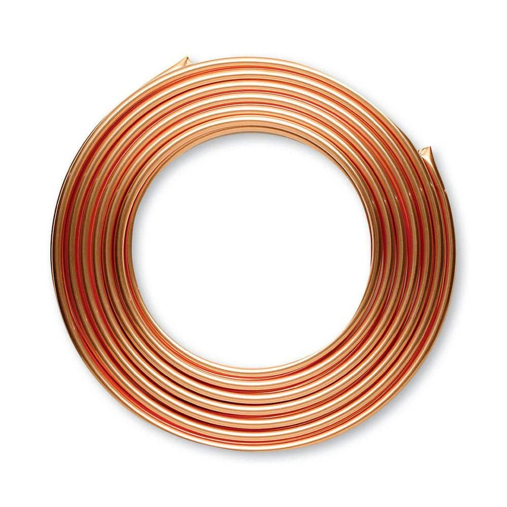 2m Soft Copper Tube Pipe Roll OD 4mm x ID 3mm for Refrigeration Plumbing