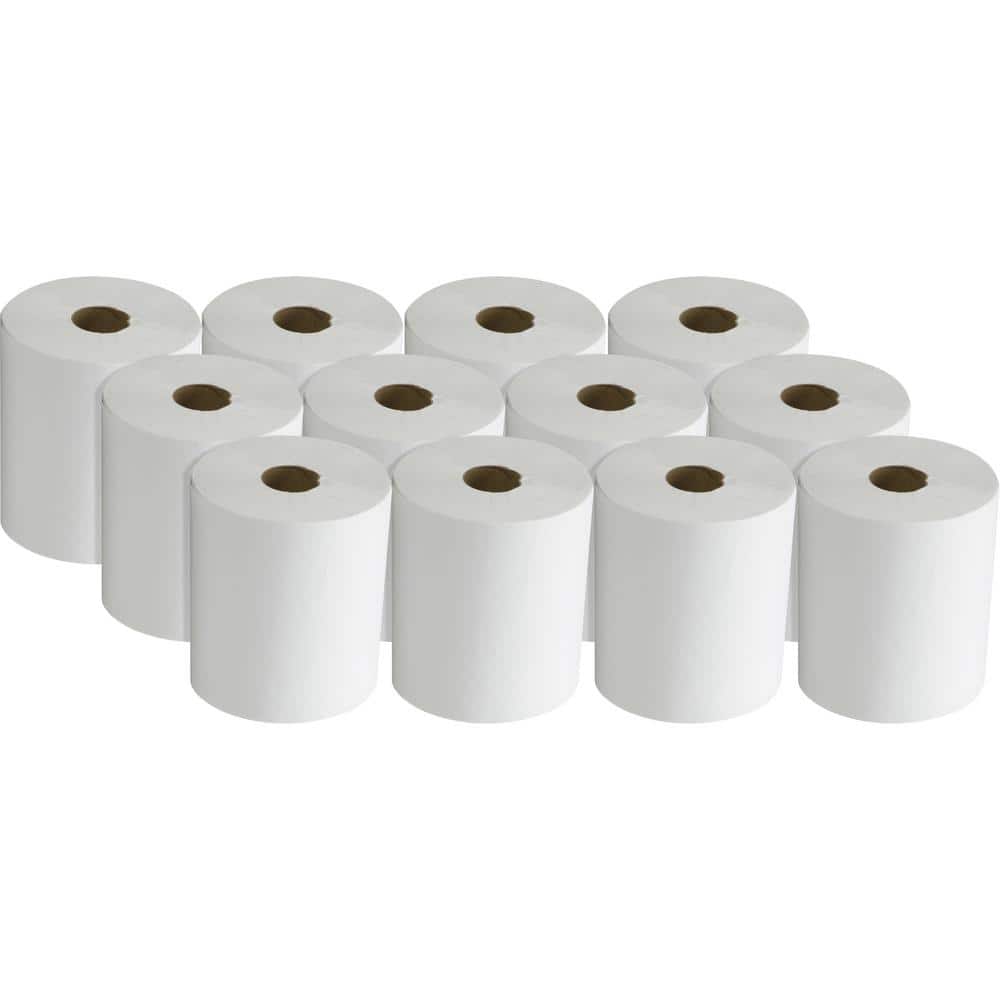 SKILCRAFT 600 ft. L White 100% Recycled Paper Towel Roll (12-Rolls per Pack)  NSN5923323 The Home Depot