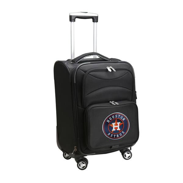 Denco MLB Houston Astros 21 in. Black CarryOn Spinner Softside