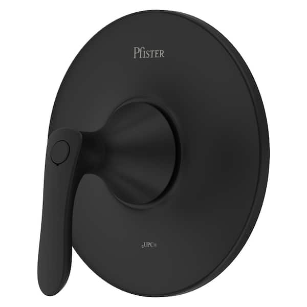 Pfister Weller 1-Handle Tub and Shower Valve Only Trim Matte Black