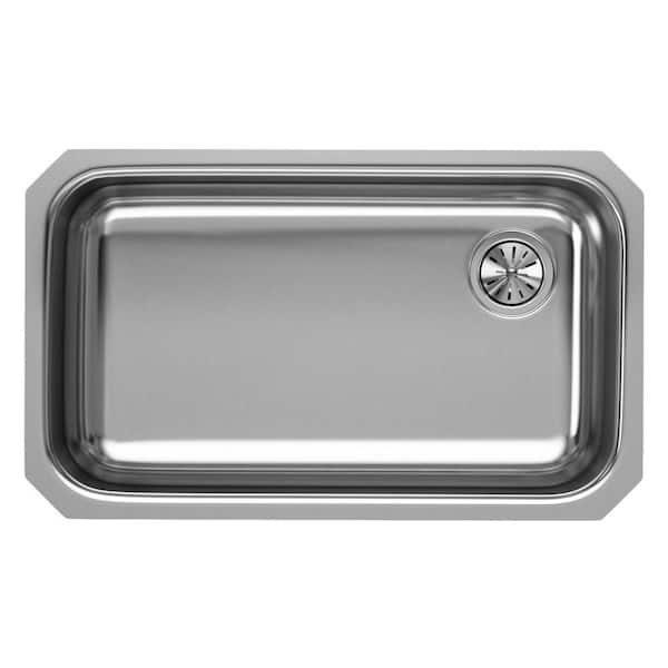 Elkay Undermount Stainless Steel 31 in. Single Bowl Kitchen Sink