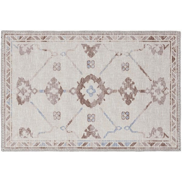 Addison Rugs Modena Parchment 1 ft. 8 in. x 2 ft. 6 in. Persian Accent Rug