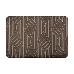 Sole Comfort New Wave 22 in. x 32 in. Brown Anti-Fatigue Comfort Mat