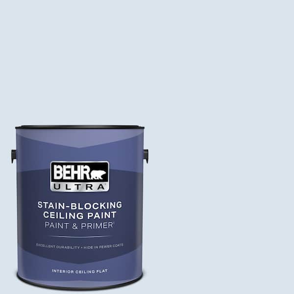 1 gal. #590C-2 Ocean Air Ceiling Flat Interior Paint and Primer