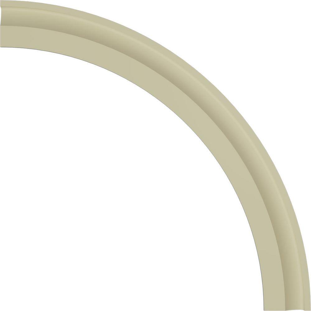 White Sequential Ceiling Ring 55" Diameter Decorative Trim