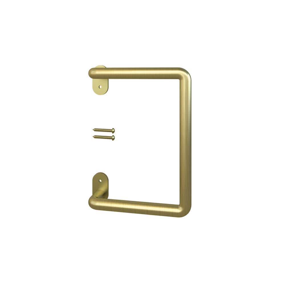 8-Inch Brushed Gold Alloy Steel Door Pull Handle