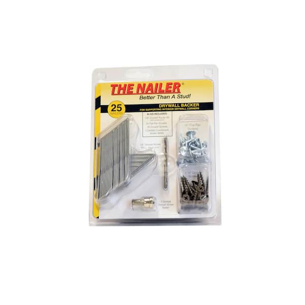 THE NAILER Drywall Backer Clip Kit (25-Pack)