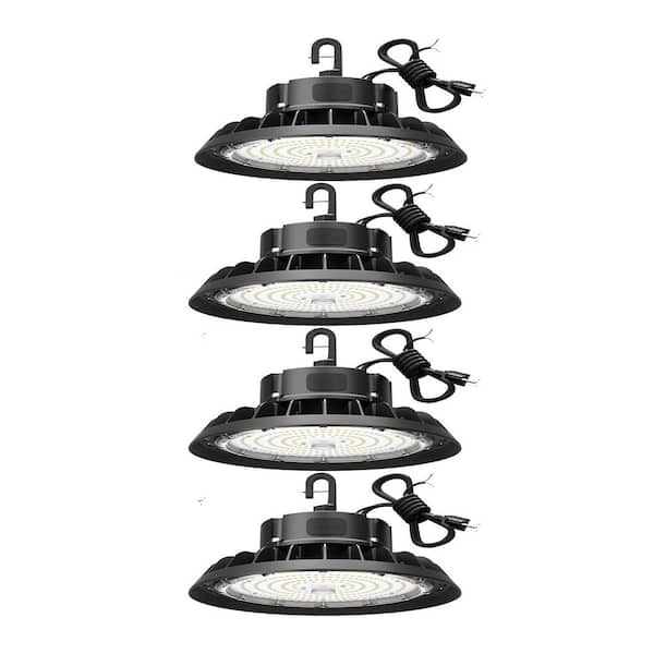 UFO Series 6-Pc High Bay Light 5 ft. 240-Watt Equivalent LED Dimmable White High Bay Light 5000K