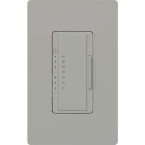 Maestro Countdown Timer Switch for Fans and Lights, 3A Fan/150W LED, Single-Pole/Multi-Location, Gray (MA-T51MN-GR)