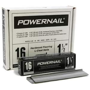 1-1/2 in. 16-Gauge Powercleats Hardwood Flooring Nails 5000 per Box