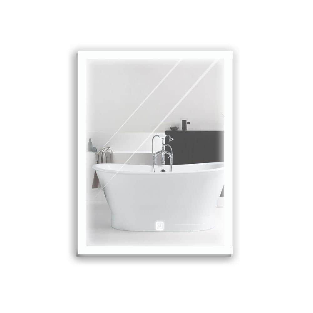 23.5 in. W x 31.5 in. H Rectangle Vanity Mirrors Bathroom LED Single Wall M