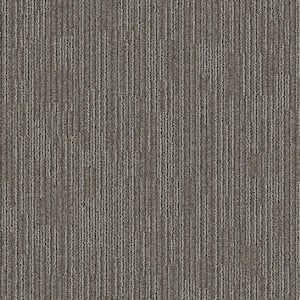 Merrick Brook Gray Commercial 24 in. x 24 Glue-Down Carpet Tile (24 Tiles/Case) 96 sq. ft.