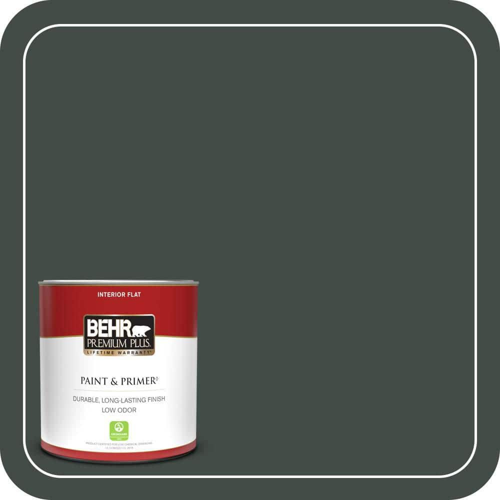 1 qt. Home Decorators Collection #HDC-CL-21 Sporting Green Flat Low Odor Interior Paint & Primer price history on PriceWatchPro