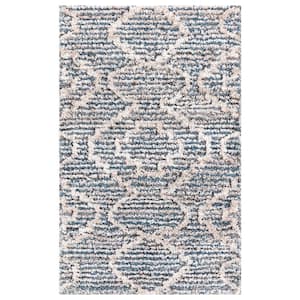 Serenity Blue 3 ft. x 4 ft. Traditional Area Rug
