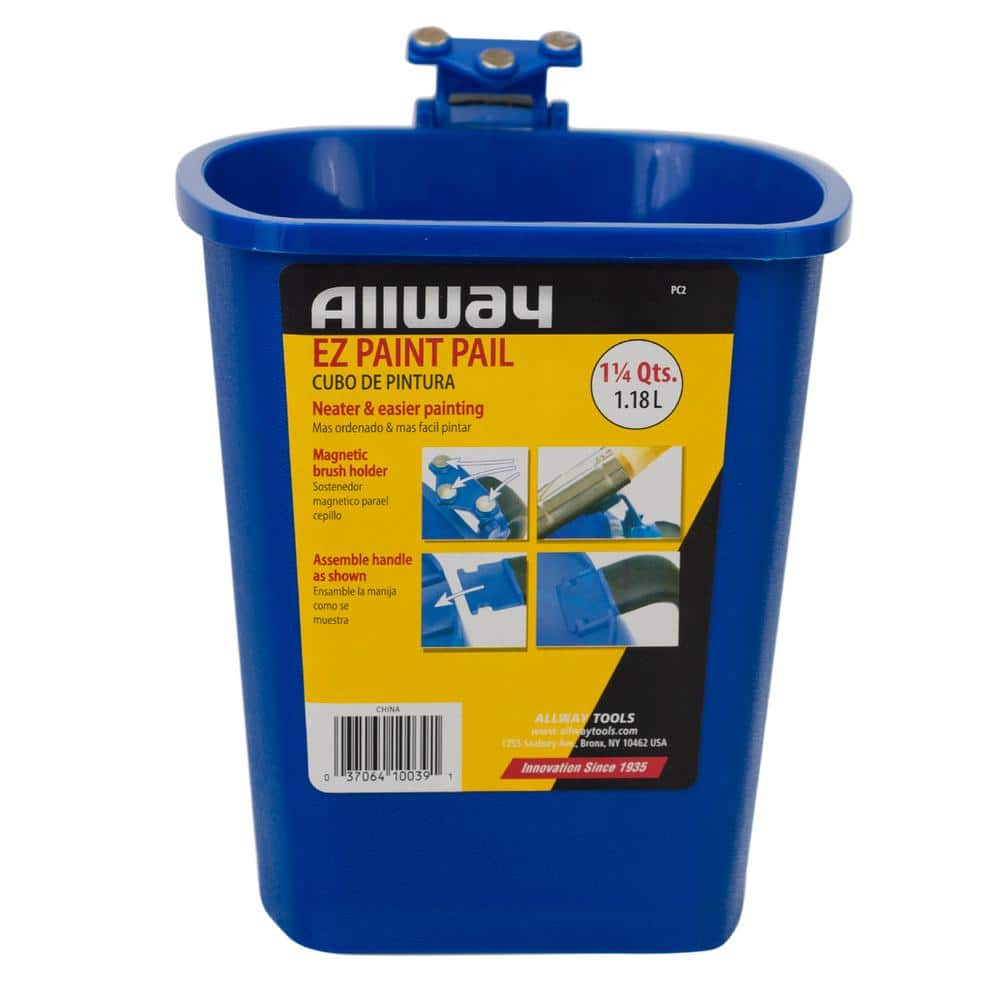 Allway 12-Piece Paint Project Kit with Paint Pail and 6 Liners 