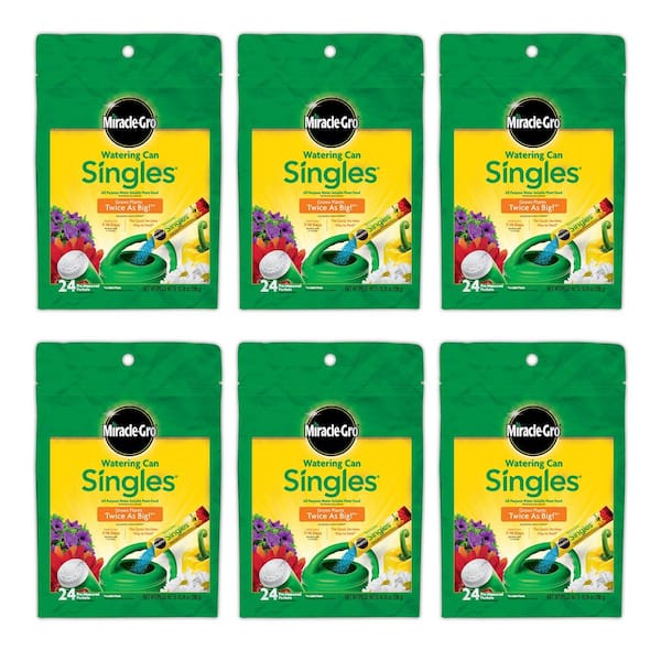 Watering Can Singles All Purpose Water Soluble Plant Food, For Flowers, Vegetables, Houseplants and Trees (144 Packets)