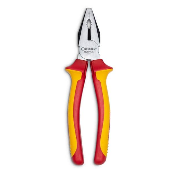 Crescent 8 in. VDE 1000-Volt Insulated Linesman Cutting Pliers