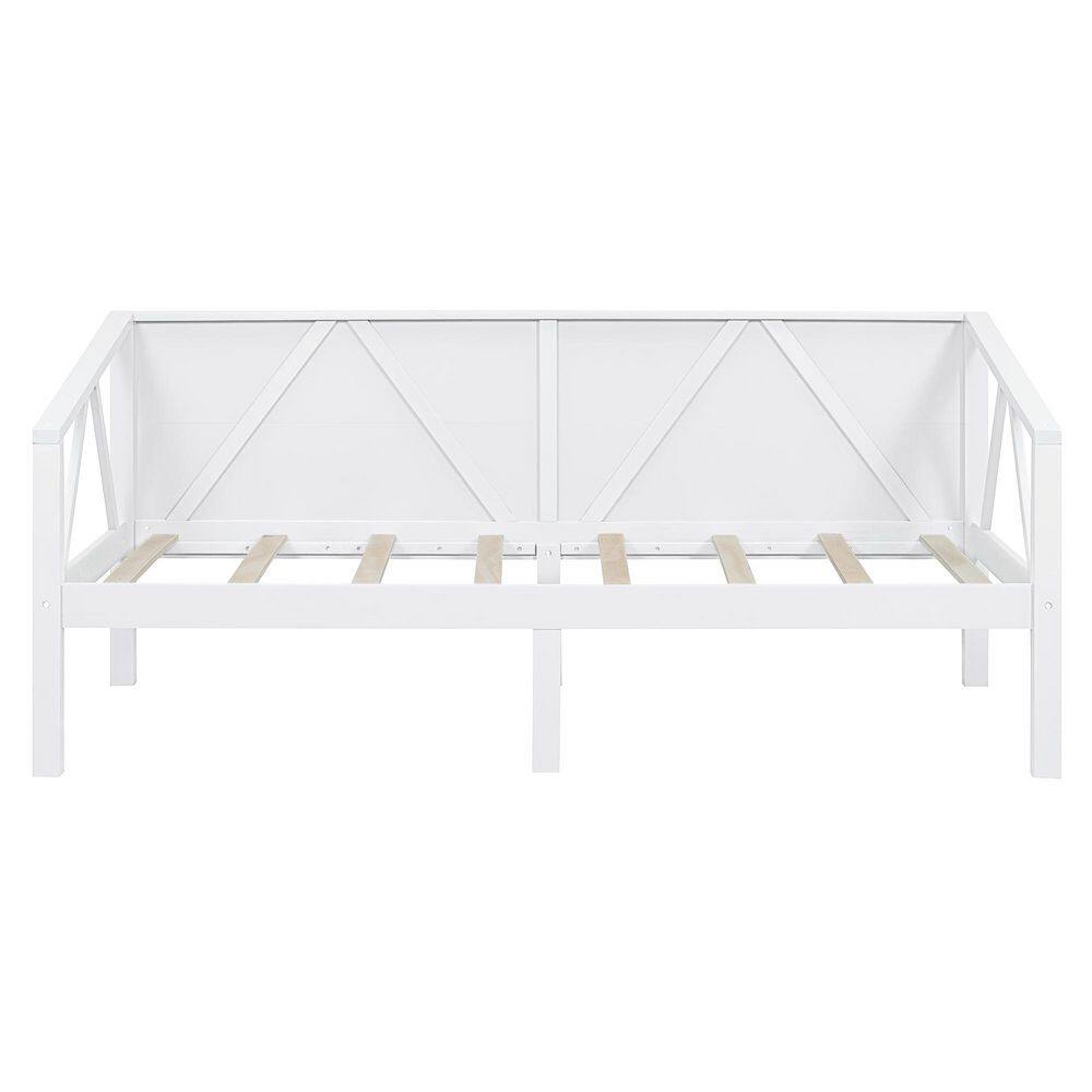 Espresso Brown Wood Frame Full Size Daybed with Wood Slat Support - thumbnail 5