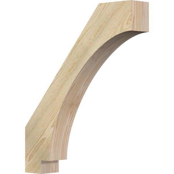 Ekena Millwork 4"W x 22"D x 26"H Imperial Rough Sawn Knee Brace, Douglas Fir
