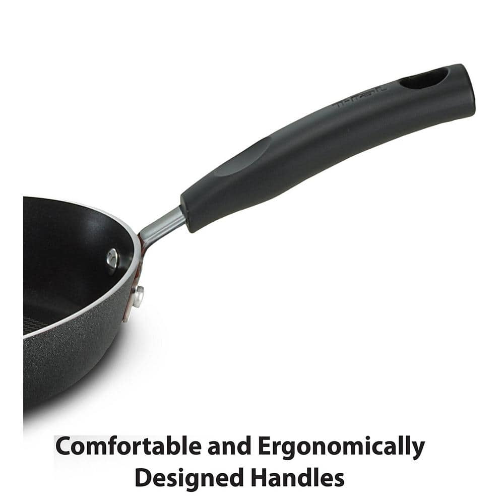 T-fal 12-Piece Black Non-Stick Aluminum Cookware Set