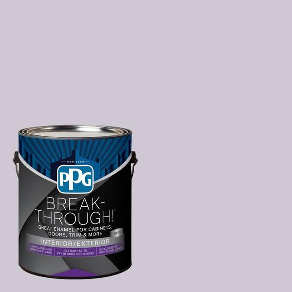 Break-Through! 1 gal. PPG1174-3 Silver Chalice Satin Door, Trim & Cabinet Paint