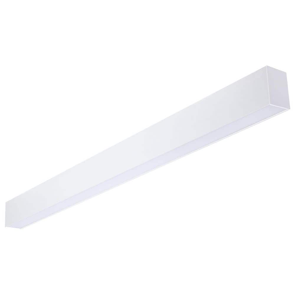 4 ft. Integrated LED White Connectable Linear Strip Light Fixture Up and Down Field Selectable Wattage and CCT 120V-347V price history on PriceWatchPro