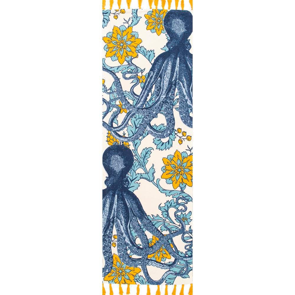 Thomas Paul Contemporary Floral Octopus Multi 3 ft. x 8 ft. Runner Rug price history on PriceWatchPro