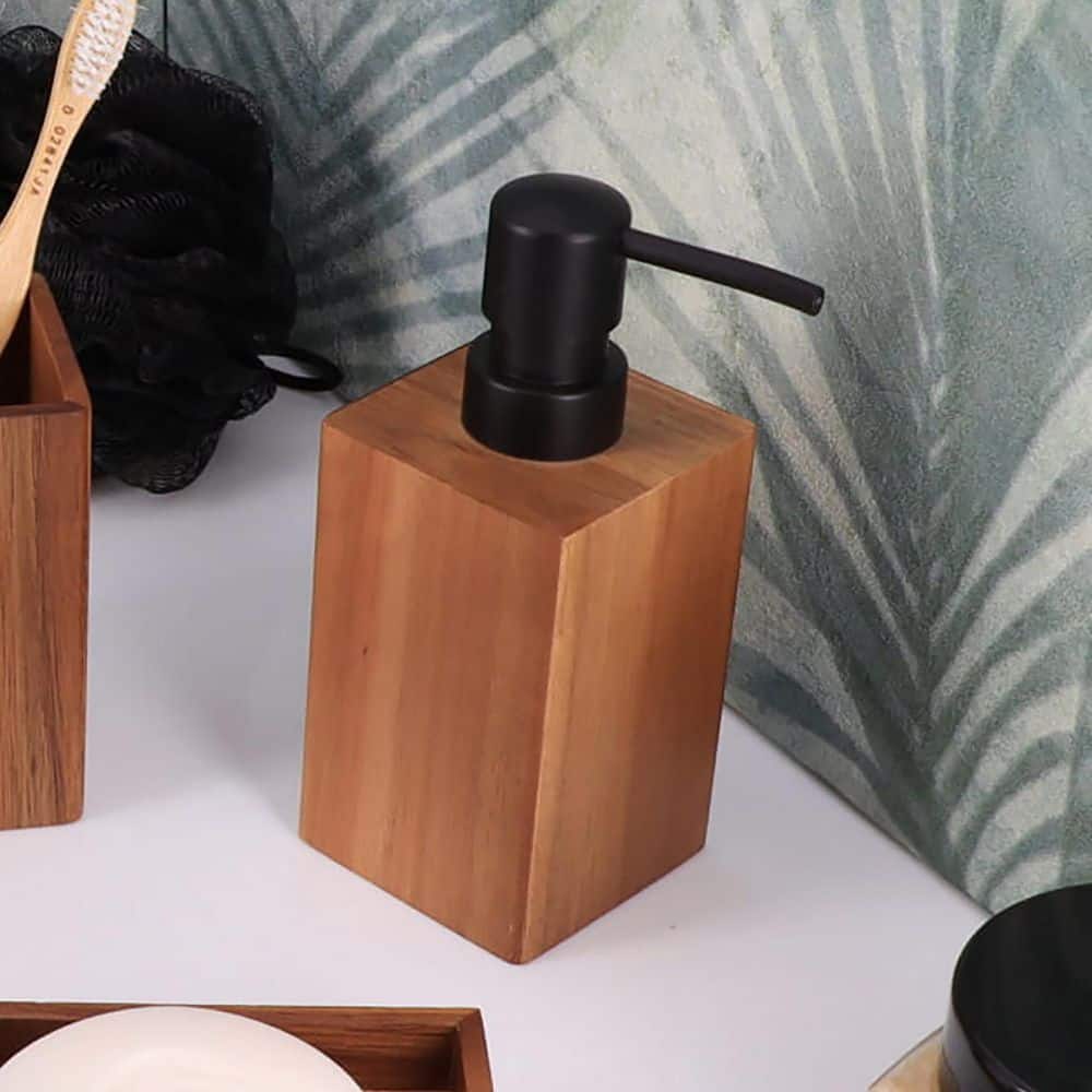 Acacia Freestanding Soap Dispenser Brown price history on PriceWatchPro