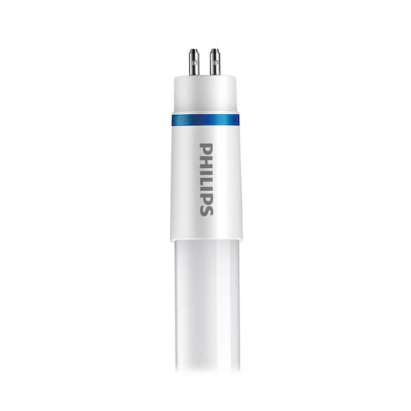 Philips 14-Watt Equivalent 21 in. T5 Type A Plug and Play Tube G5 Base LED Linear Light Bulb Bright White 3000K (1-Pack)