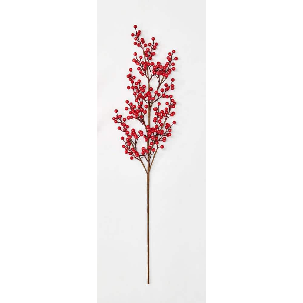 32 in Artificial Red Berries Spray, Set of 3