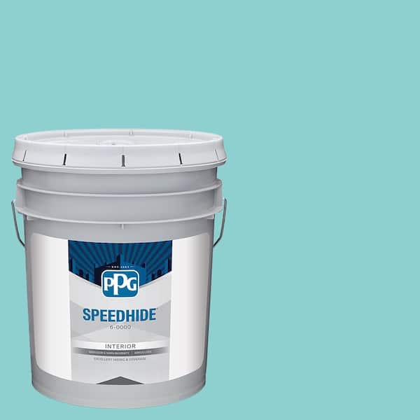 SPEEDHIDE 5 gal. PPG1234-4 Fling Green Semi-Gloss Interior Paint