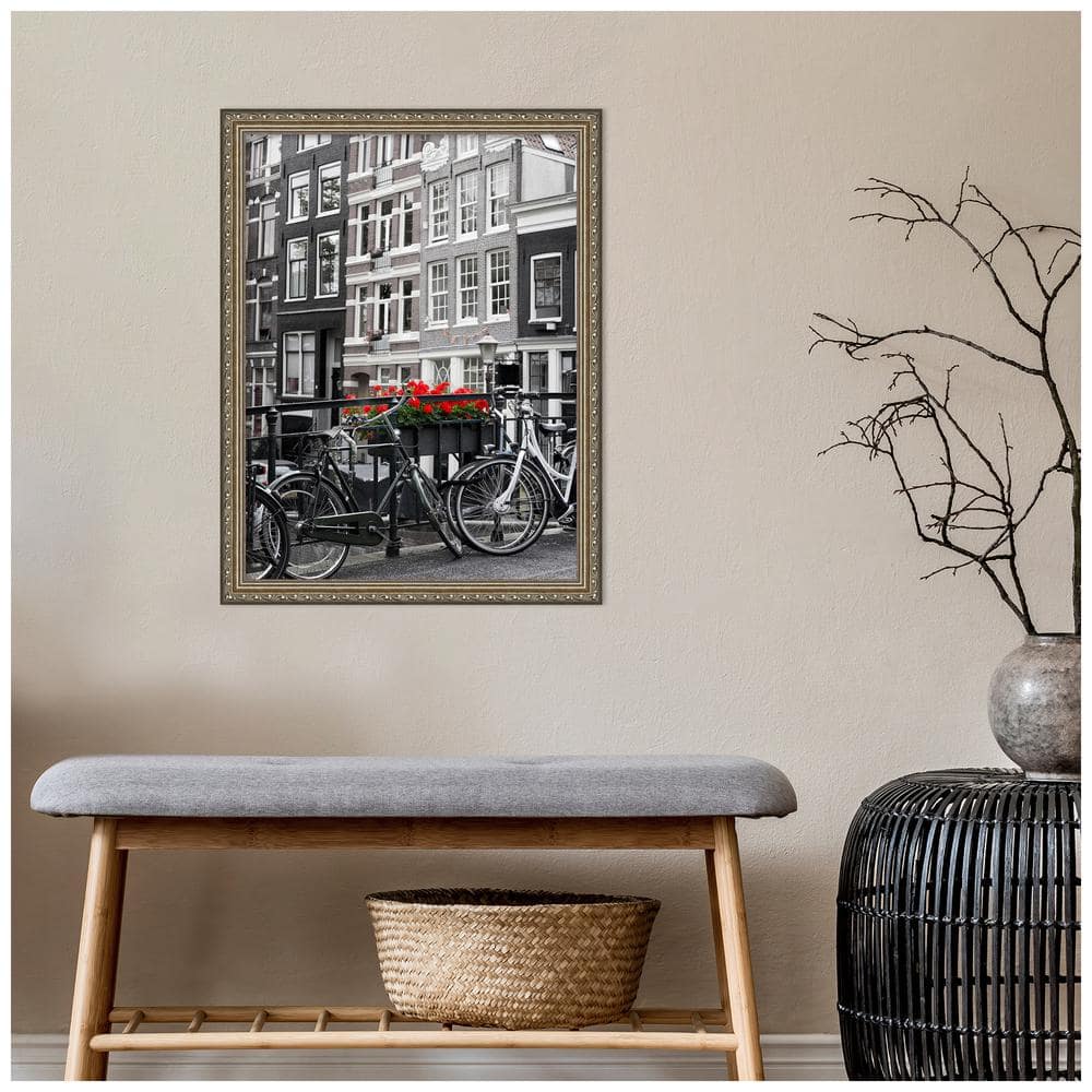 Parisian Silver Ornate Wood Wall Picture Frame