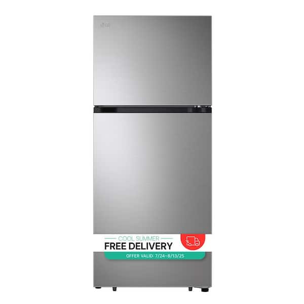 28 in. 18 cu. ft. Top Freezer Garage-Ready Refrigerator in PrintProof Stainless Steel