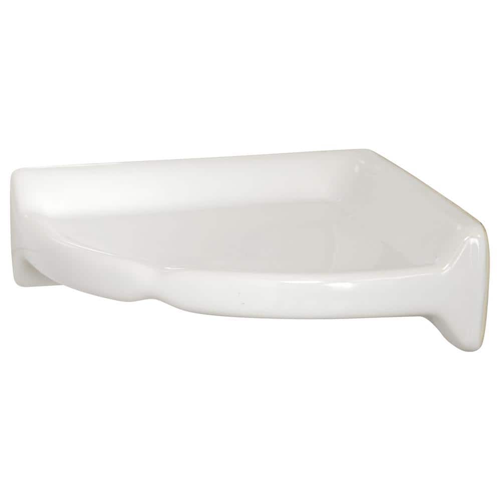 8 Bathroom Shampoo / Shower Corner Shelf After Tile Add-on delorean Gray 