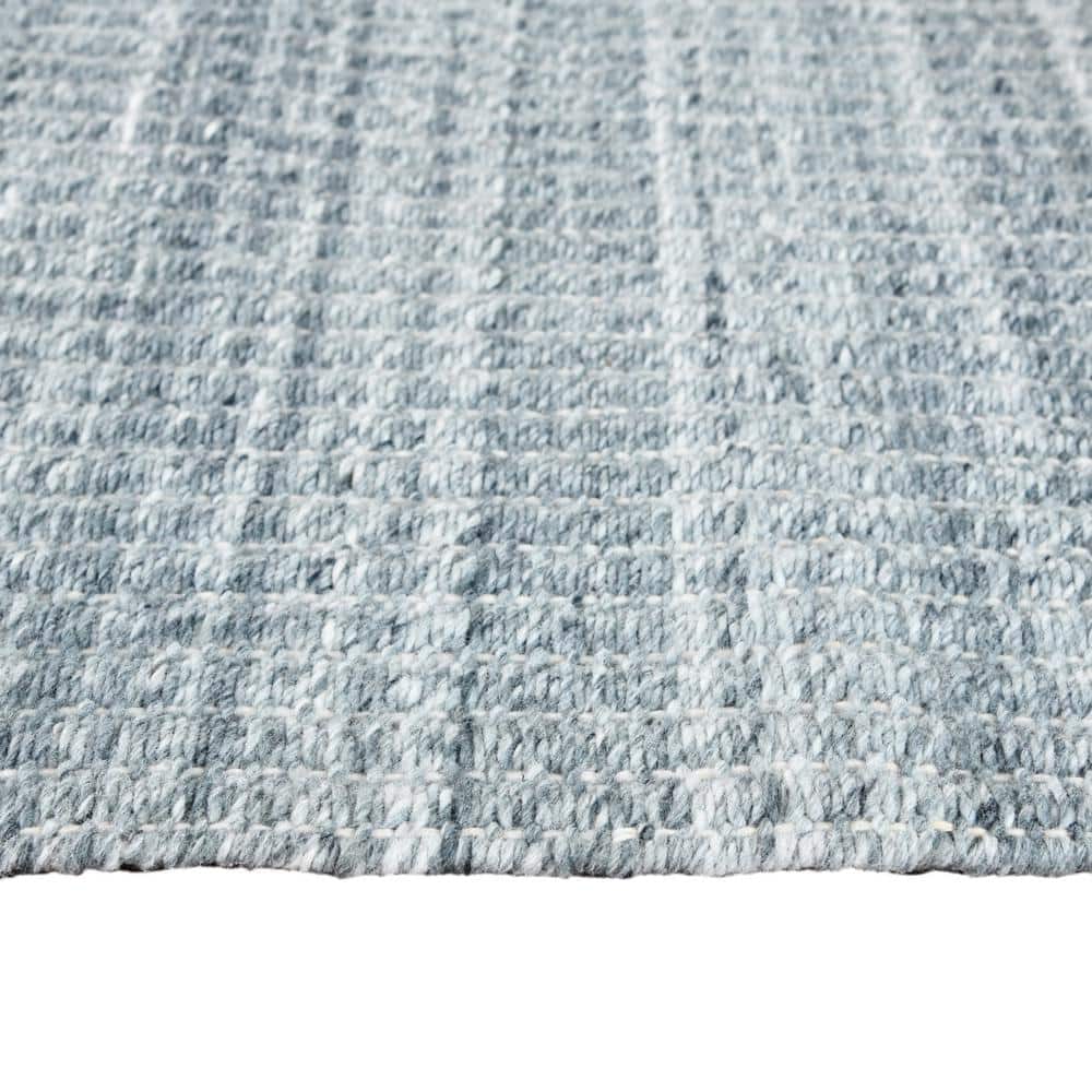 Atlantic StripedMetallic Gray Hand-Woven (Outdoor) Area Rug