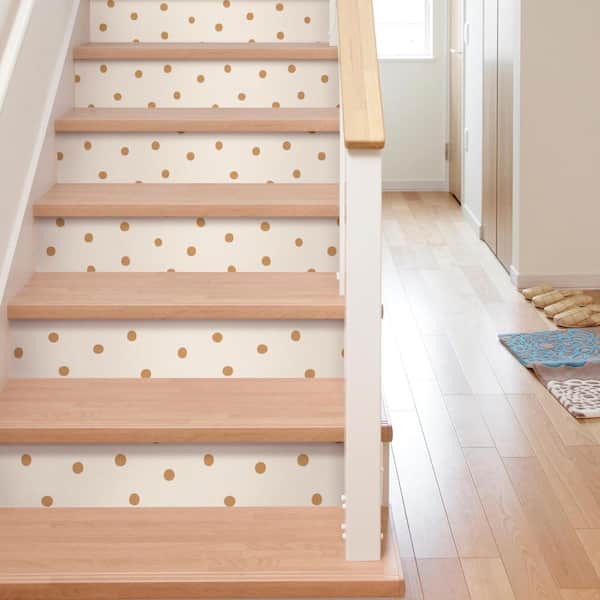 Gold Dots Peel and Stick Wallpaper (Covers 28.18 sq. ft.)