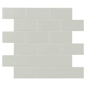 Retro White 11.22 in. x 11.47 in. Matte Porcelain Floor and Wall Tile (13.35 sq. ft./Case)