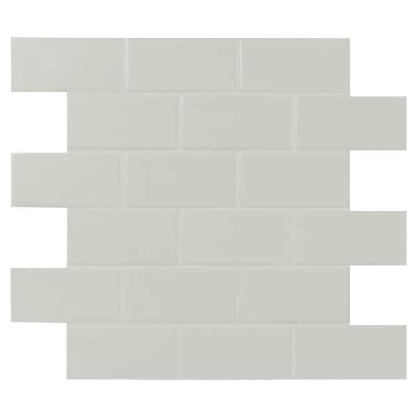 MSI Retro White 11.22 in. x 11.47 in. Matte Porcelain Floor and Wall Tile (13.35 sq. ft./Case)
