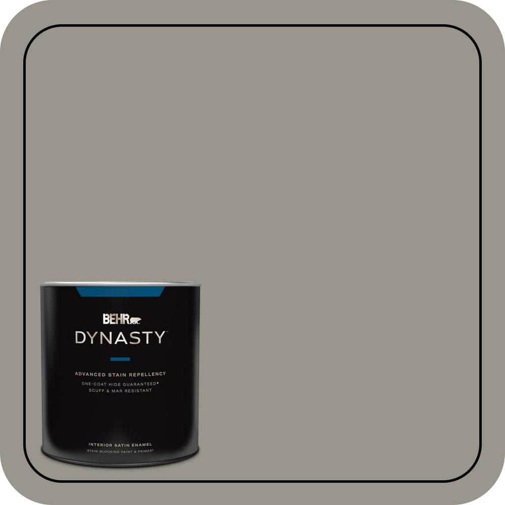 1 qt. #N360-4 Battleship Gray One-Coat Hide Satin Enamel Stain-Blocking Interior Paint and Primer price history on PriceWatchPro