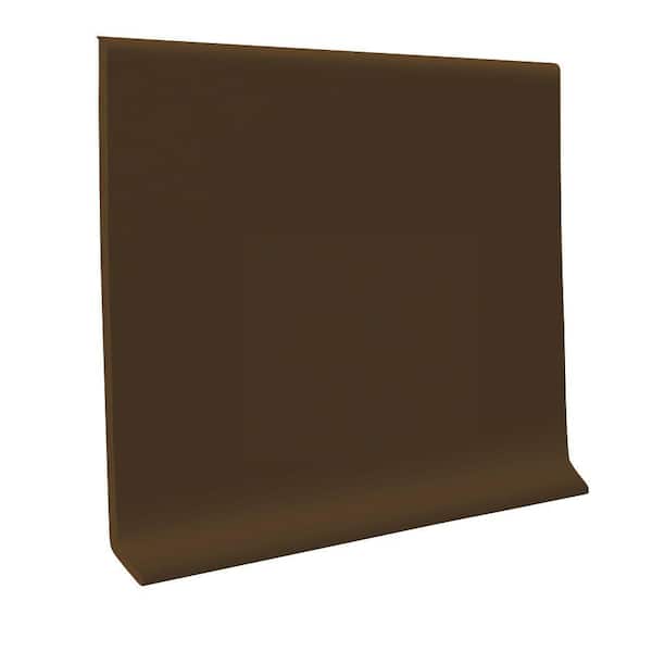 Unbranded 700 Series Java 4 in. x 48 in. x 1/8 in. Thermoplastic Rubber Wall Cove Base (30-Pieces)